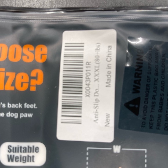 Black Dog Paw Pad Protection For dogs 60-80 lbs - Picture 4 of 7